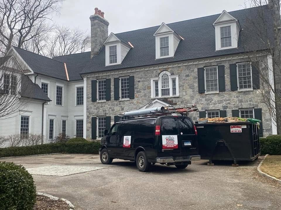 Roofing project near Bridgeport, Connecticut